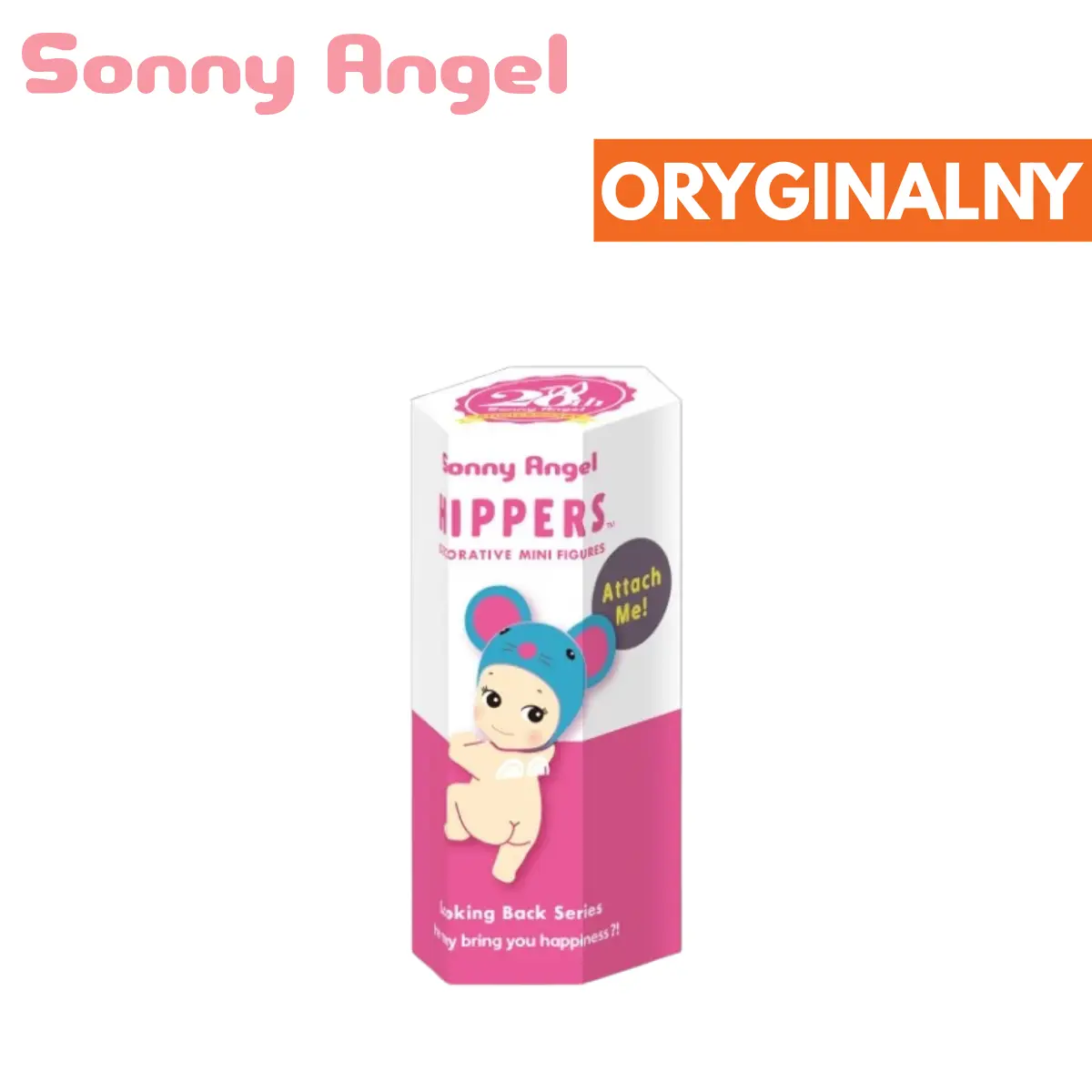 Sonny Angel Looking Back Hippers, oryginalna figurka na telefon (1 szt.) 1 sonny angel looking back hippers oryginalny