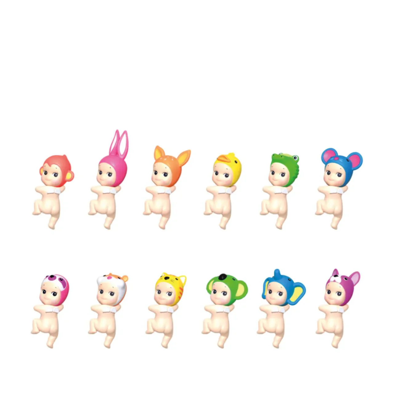 Sonny Angel Looking Back Hippers, oryginalna figurka na telefon (1 szt.) 2 sonny angel serie hippers looking back postacie